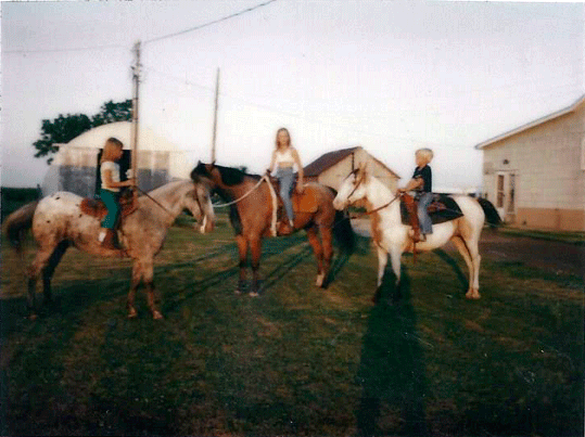Darren Woller Horseback Riding Age 7